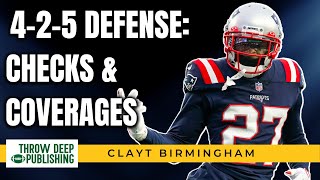 Checks and Coverages from the 4-2-5 Defense