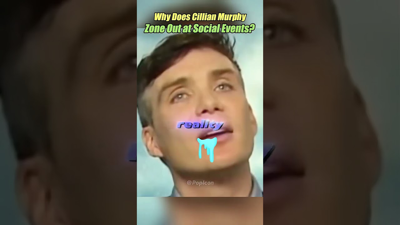 Why Does Cillian Murphy Zone Out at Social Events? 👀