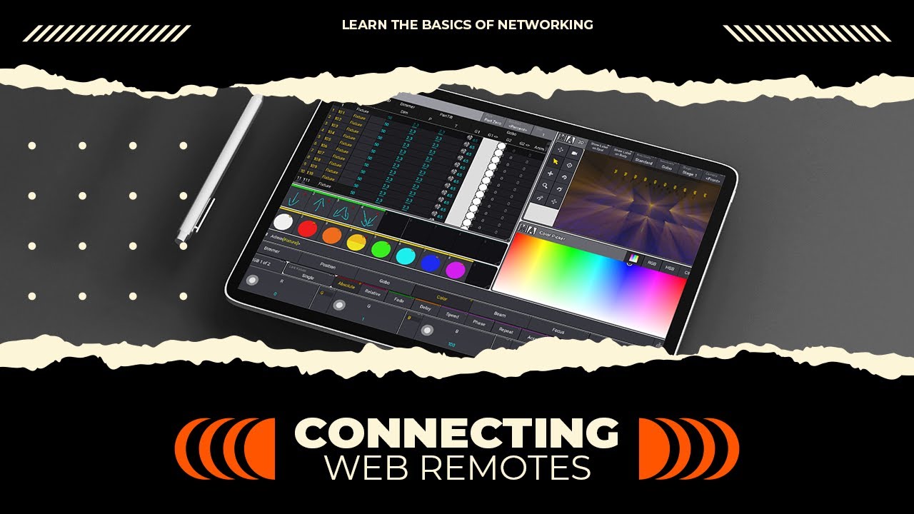 Website Remote Connecting MA3 Web Remotes - YouTube