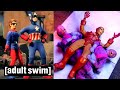 Captain America v Iron Man | Robot Chicken | Adult Swim
