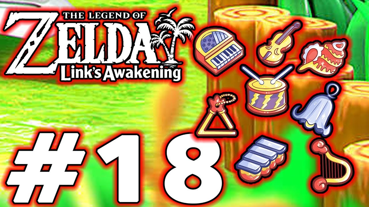The Legend of Zelda Link's Awakening Part 18 All the Instruments