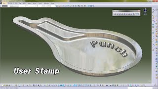 Generative Sheet metal Design in Catia V5  | User Stamp