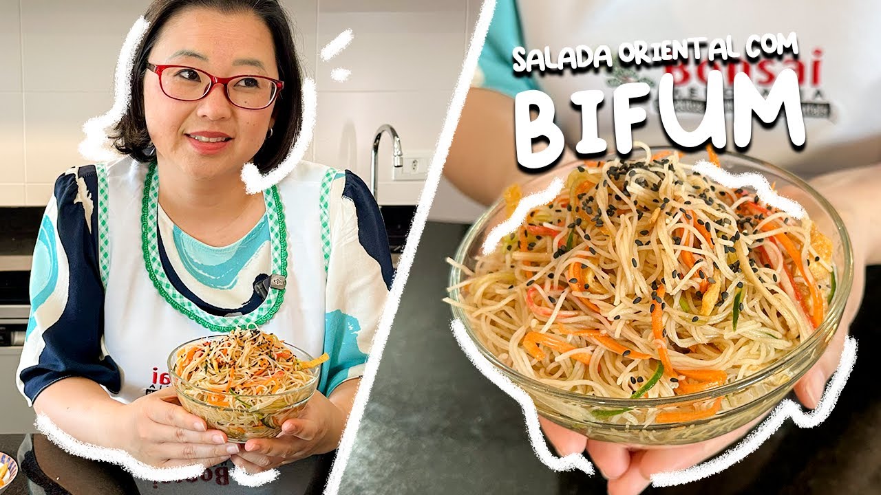 Salada oriental com Macarrão Bifum | Bonsai Mercearia