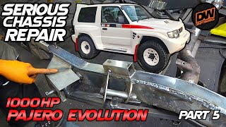 Serious chassis repair - V8 Pajero Evolution project Pt 5