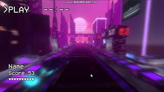 Synth speeder gameplay (Synthwave-Retrowave game) gameplay screenshot 5