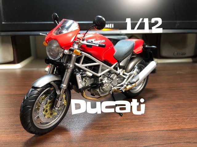 Unboxing 1:12 DUCATI 杜卡迪Monster Minichamps diecast 重機模型車開