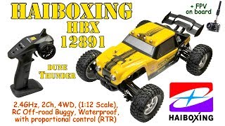 Hbx 12891 2.4Ghz, 2Ch, 4Wd, 112 Scale, Rc Off-Road Buggy, Waterproof, Proportional Control Rtr