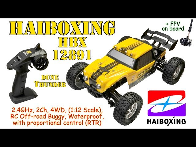 HBX 12891 2.4GHz, 2Ch, 4WD, 1:12 Scale, RC Off-road Buggy 