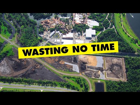 Wasting NO TIME at Rivers of America | WDW Construction