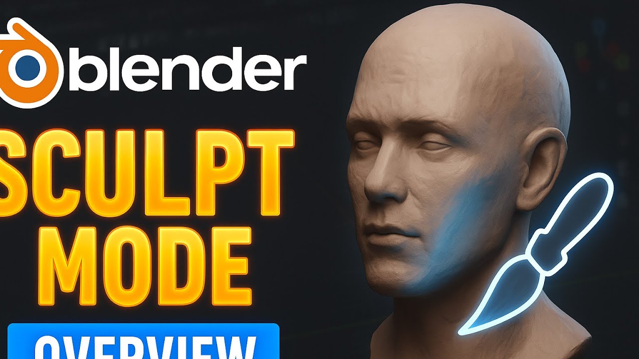 Blender Sculpting Tutorial | Sculpt Mode Overview for Beginners