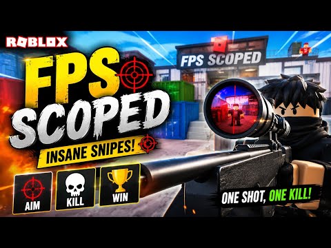 I Played Roblox FPS Scoped and Hit INSANE Snipes! 🔥 (Best FPS Game?)