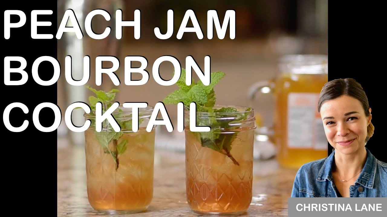 Peach Jam Bourbon Cocktail - Dessert for Two - Season 1, Episode 5