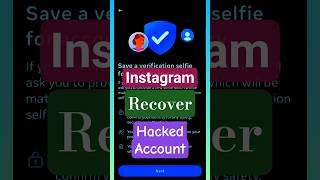 FIX Hacked Instagram Account with Selfie Recovery! #shorts screenshot 3