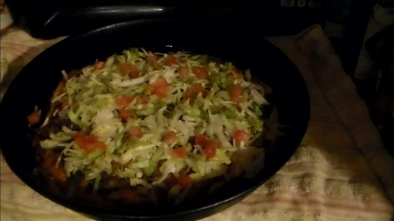 Taco Pizza Jiffy Mix Pizza Crust. Total Cook Time In Description YouTube
