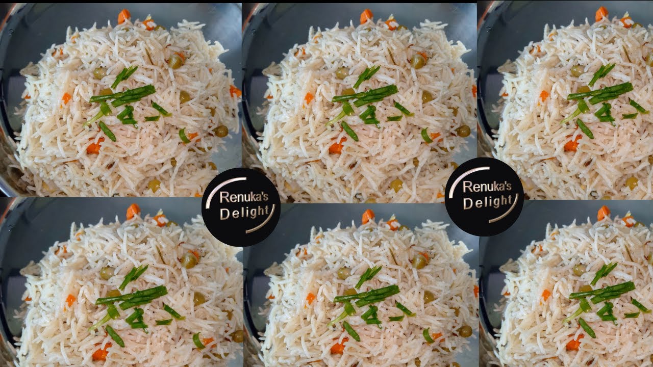 Simple, Easy & Tasty White Pulao Recipe in TamilLunch Recipe for any