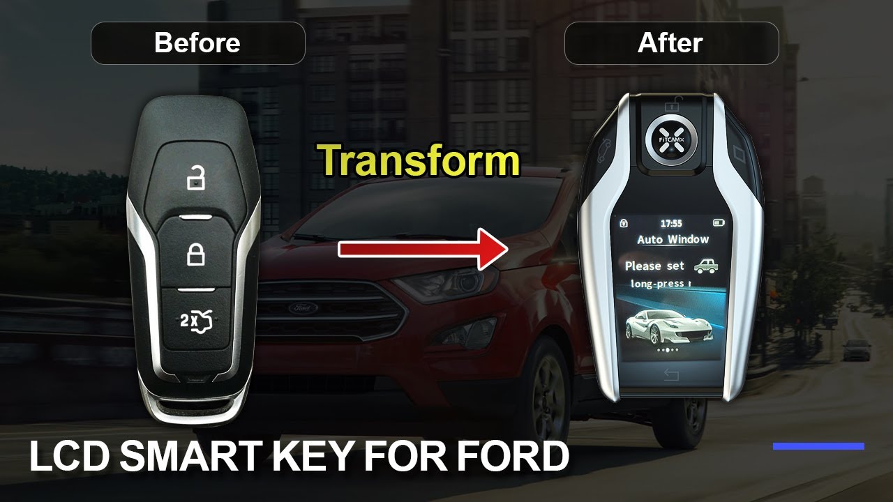 Fitcamx LCD Smart Car Key Installation For Ford YouTube