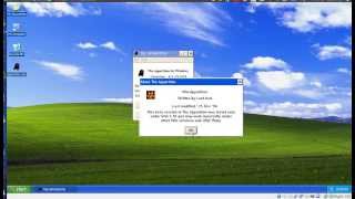 Windows XP 32-bit vs Virus.Win16.Apparition