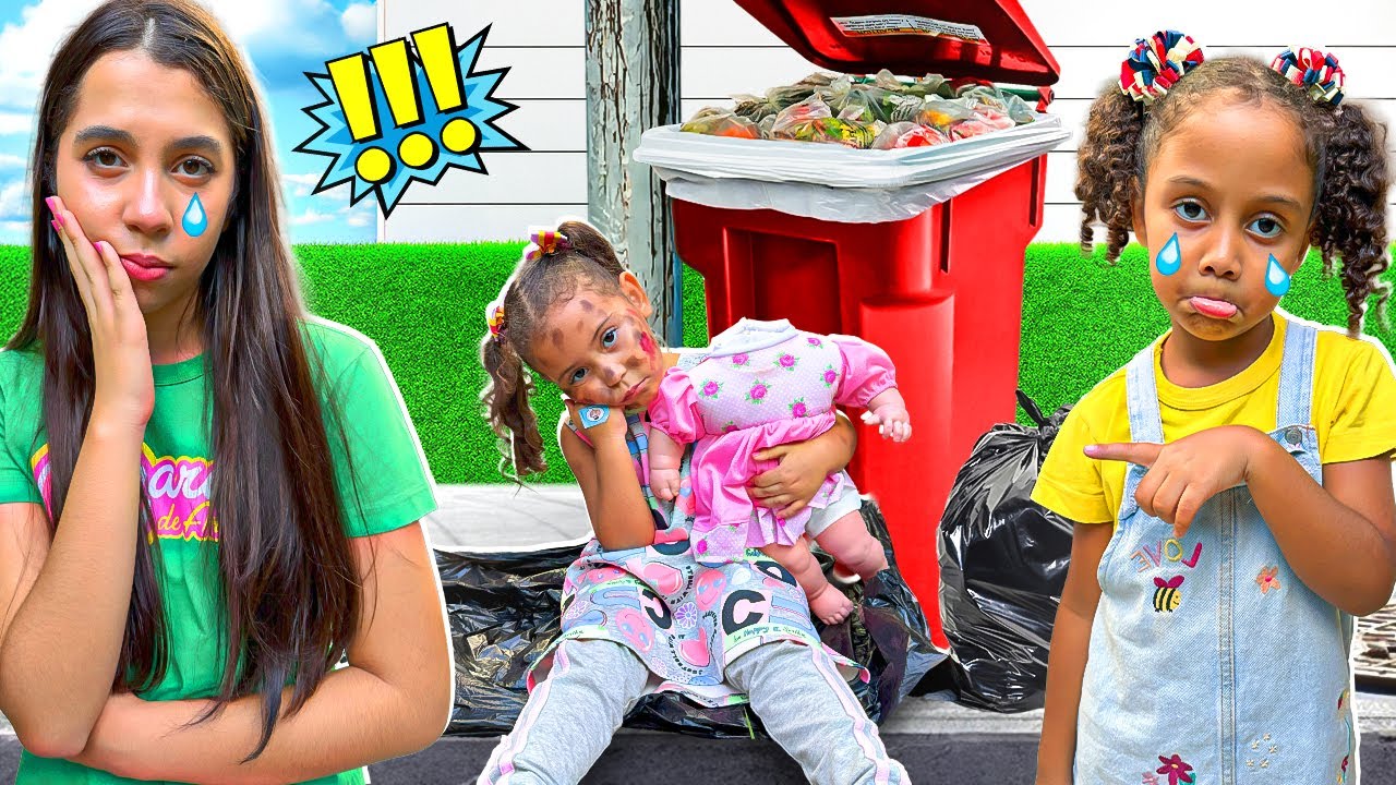 Sarah e sua prima ajudam uma MENINA ABANDONADA a encontrar sua vovó | Sarah de Araújo