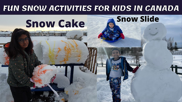 Canada Snow day Fun Vlog in Tamil | Winter Outdoor Activities for Children | FUN SNOW ACTIVITIES