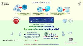 Demonstration of Simulation to Show Gases are Readily Compressible and Liquids are Not