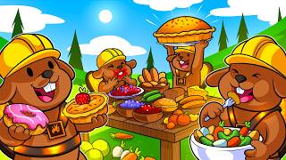 Unlocking EVERY FOOD for my beaver colony!