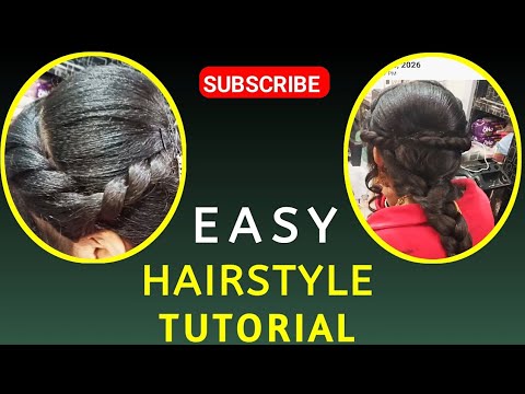 Easy Hairstyles Tutorial Step by Step ! Suitable For Any Party ! - YouTube