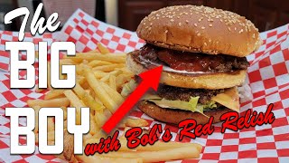 The Legendary Bob's Big Boy Burger w/ Secret Red Relish Recipe