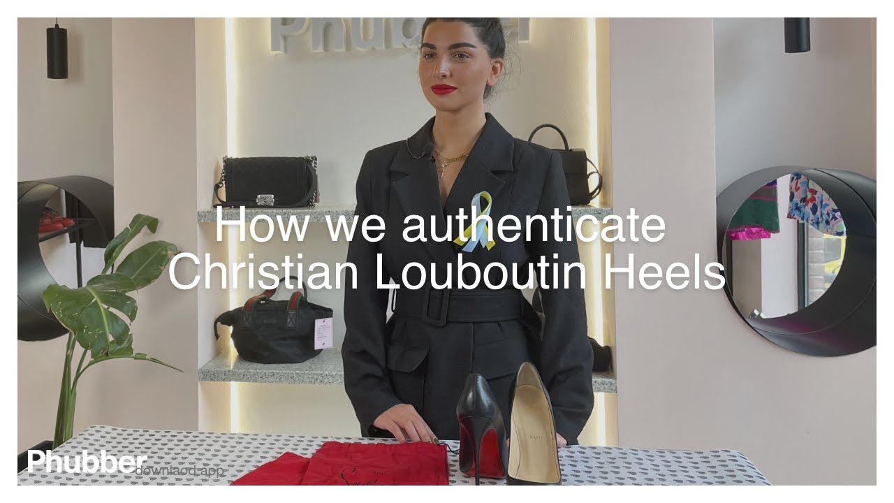 How we authenticate Christian Louboutin heels