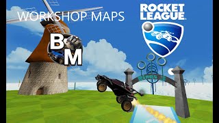 How to play Bakkes mod workshop maps online | Rocket League