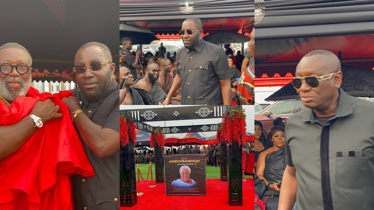 WOW😱Dr Osei Kwame Despite Mr Ofori Sarpong storms final funeral rites of Mr bents mother in Kumasi 