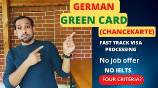 German Green Card for Foreigners | Everything about New German Green Card Announcement | ChanceKarte