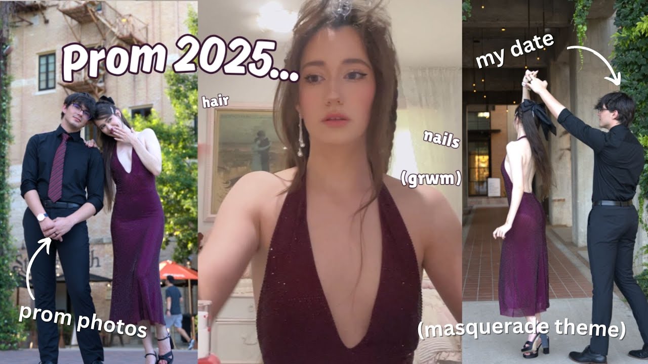 SENIOR PROM 2025 Vlog || (GRWM, Hair, Makeup, Nails, NEW PIERCING) || DRESS SHOPPING