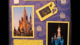 DIY Disney scrapbook layout projects ideas