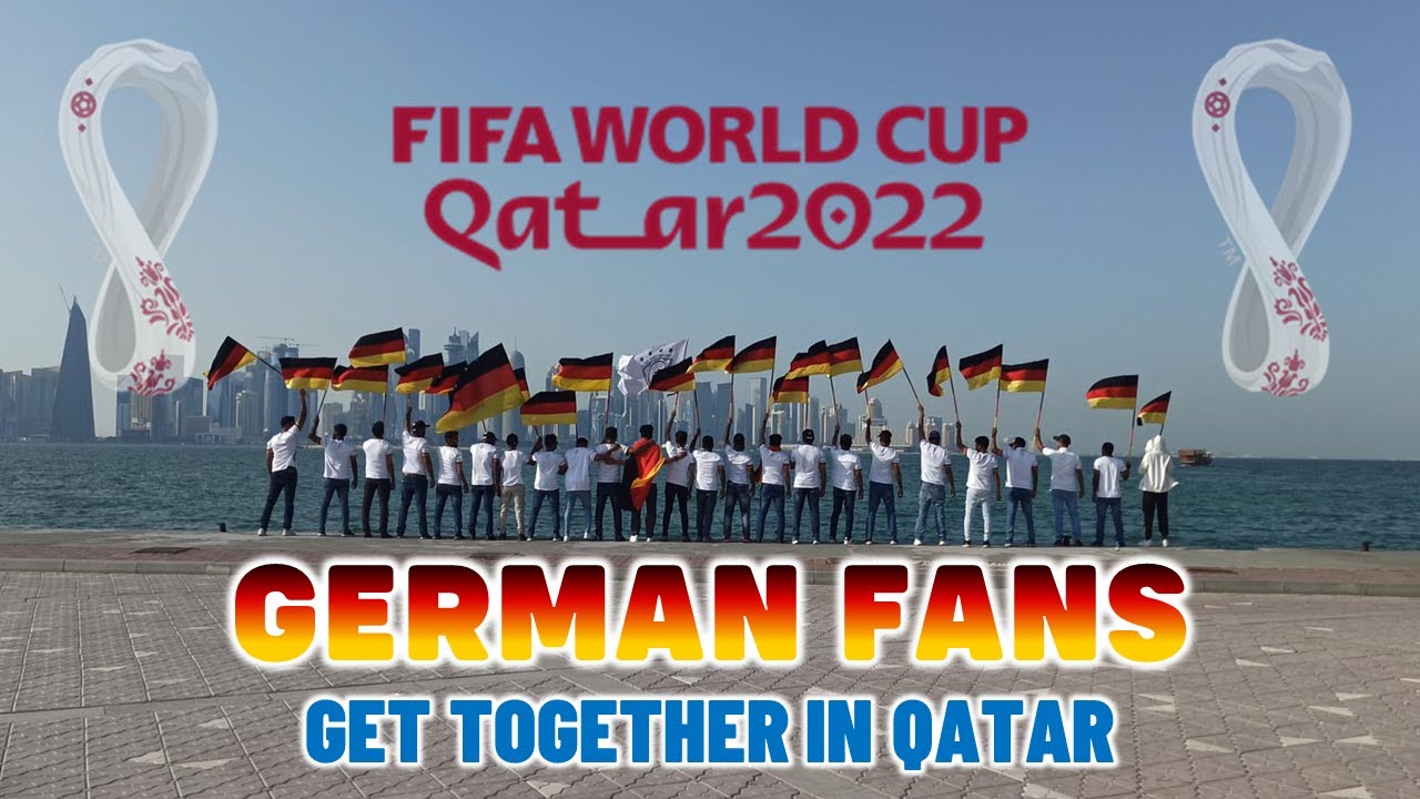 German Fans Get Together at Corniche in Qatar YouTube