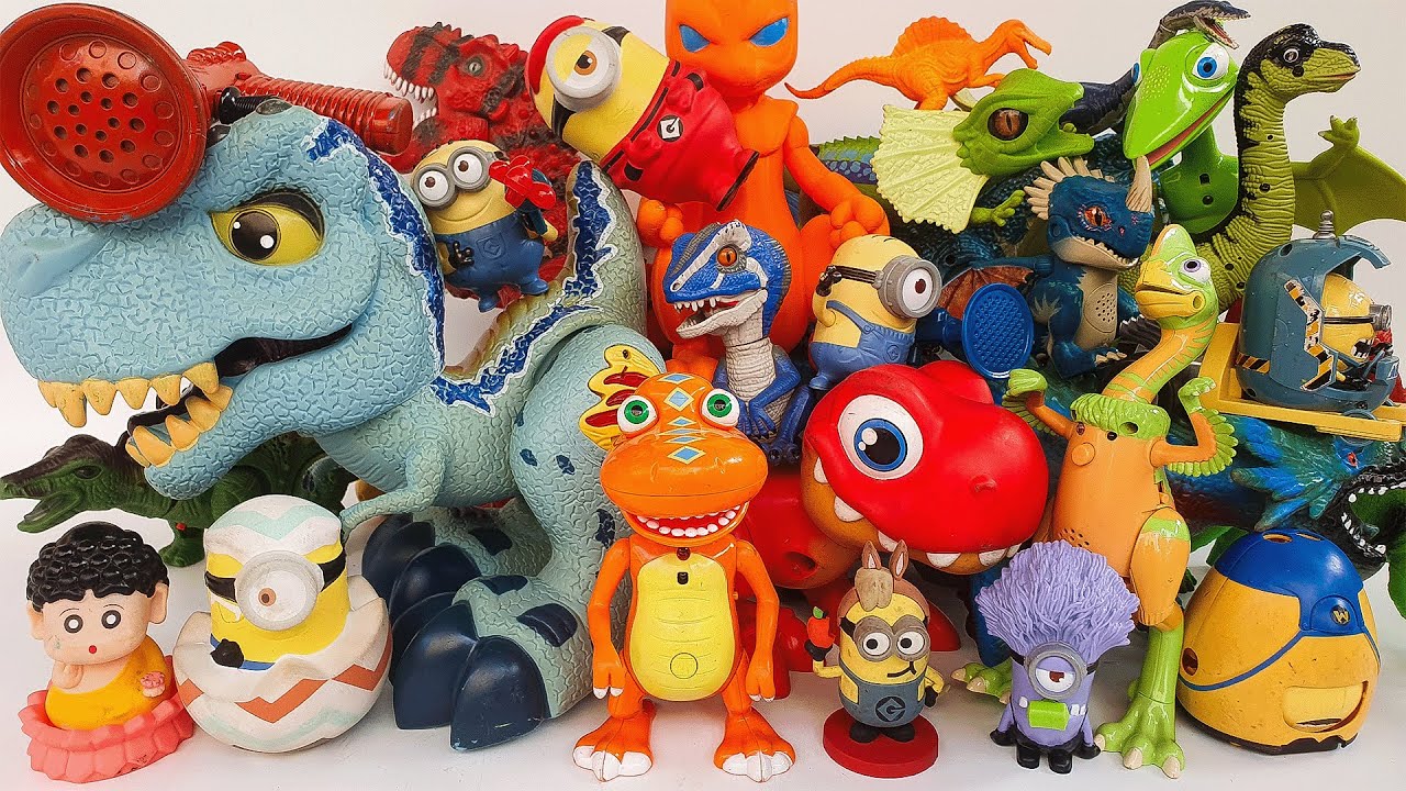 Jurassic World Unboxing Review Asmr Colorful Dinosaur T-rex Spinosaurus Mosasaurus Triceratops Truck