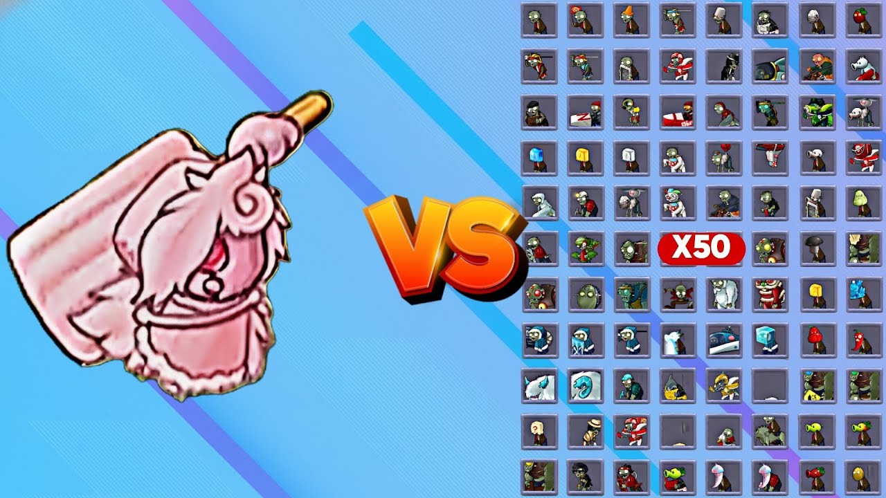 Pink Snow Queen vs All Zombies Max Level | PvZ Fusion 3..4.1