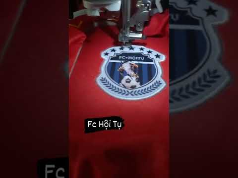 Video logo thêu áo bóng đá - youtube