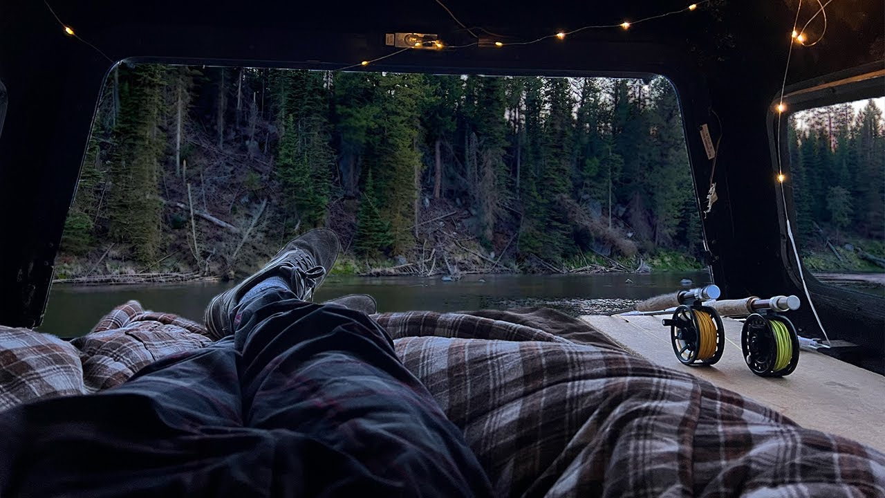 Fly Fishing and Traveling Box Canyon (Idaho) in my Pickup Rig YouTube