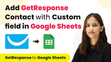 How to Add GetResponse Contact with Custom field in Google Sheets | GetResponse to Google Sheets