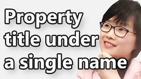 How does property title under a single name may affect your future home loans?