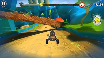 Angry Birds GO! Gameplay Walkthrough - Rocky Road Track 3 - Time Boom 3 for Android/IOS