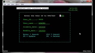 Disable user program (Review)