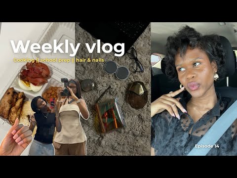 COZY FALL VLOG | back to school life!+)