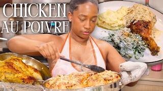 i HAD to try Chicken au Poivre | Cook with me
