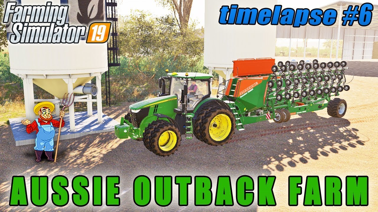 Farming simulator 19 | Aussie Outback Australia Farm | Timelapse #06 ...