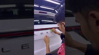 Perfect Car Logo PPF Cutting Technique | Lexus Back Side Logo Protection