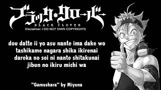 Karaoke Miyuna - Gamushara Black Clover Opening 5