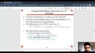 Famous chapter 6   part 7   unspecified where clause and use of asterisk Net Worth