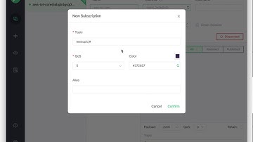 MQTTX topic creation bug
