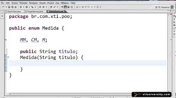 Universidade XTI   JAVA   046   Enumeração enum Constantes Java
